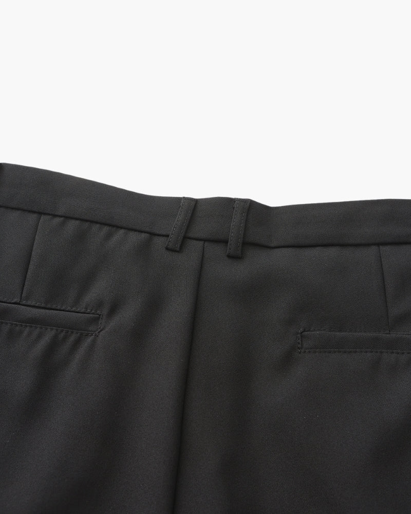 Pantalon Taille Haute Élégant Jambes Larges