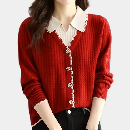 Pull Confortable Rouge
