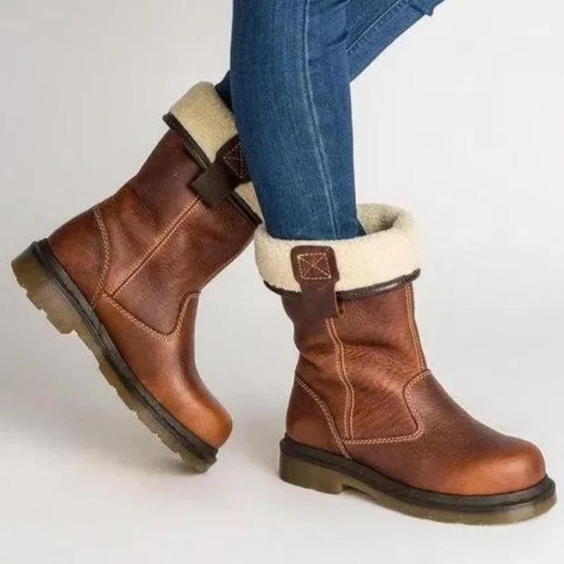 Bottines Hiver Femmes – Chaussures Neige Chaudes et Étanches