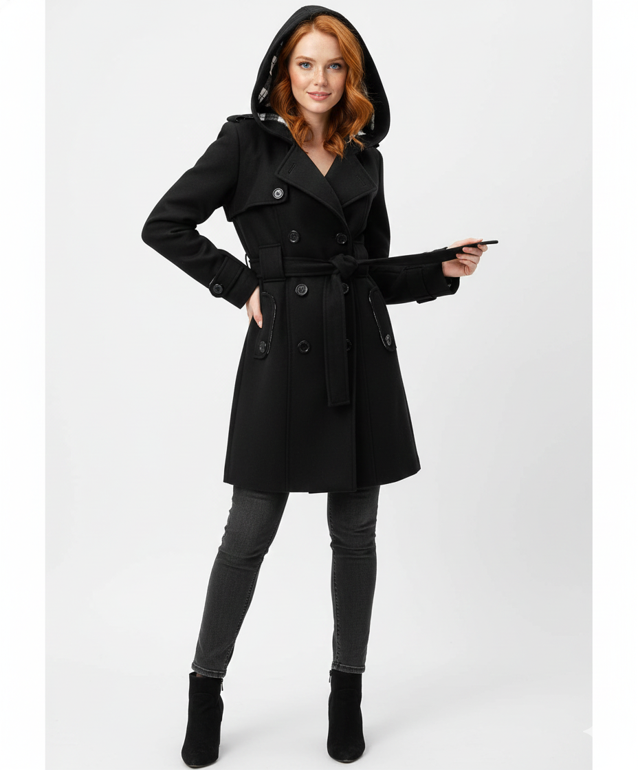 Manteau Femme Élégant et Chaud pour Hiver