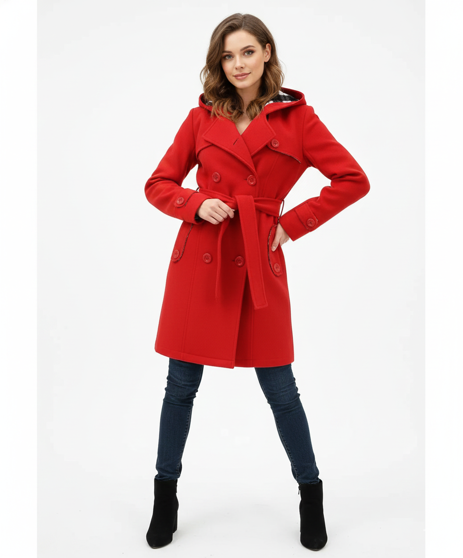 Manteau Femme Élégant et Chaud pour Hiver