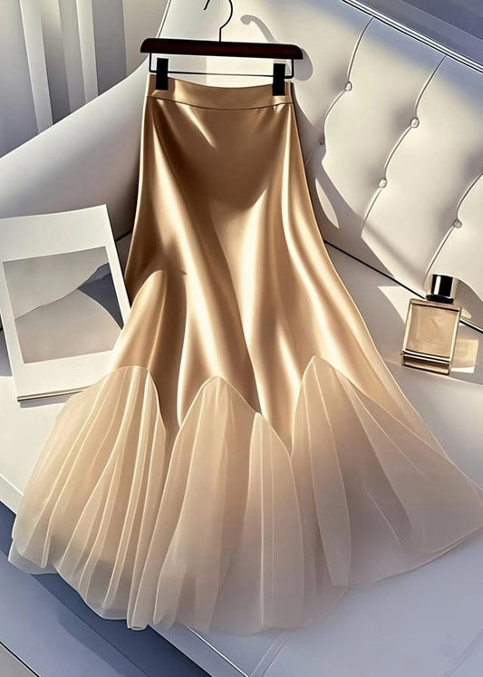 Jolie robe trapèze en soie pour femme été - EasyApparels