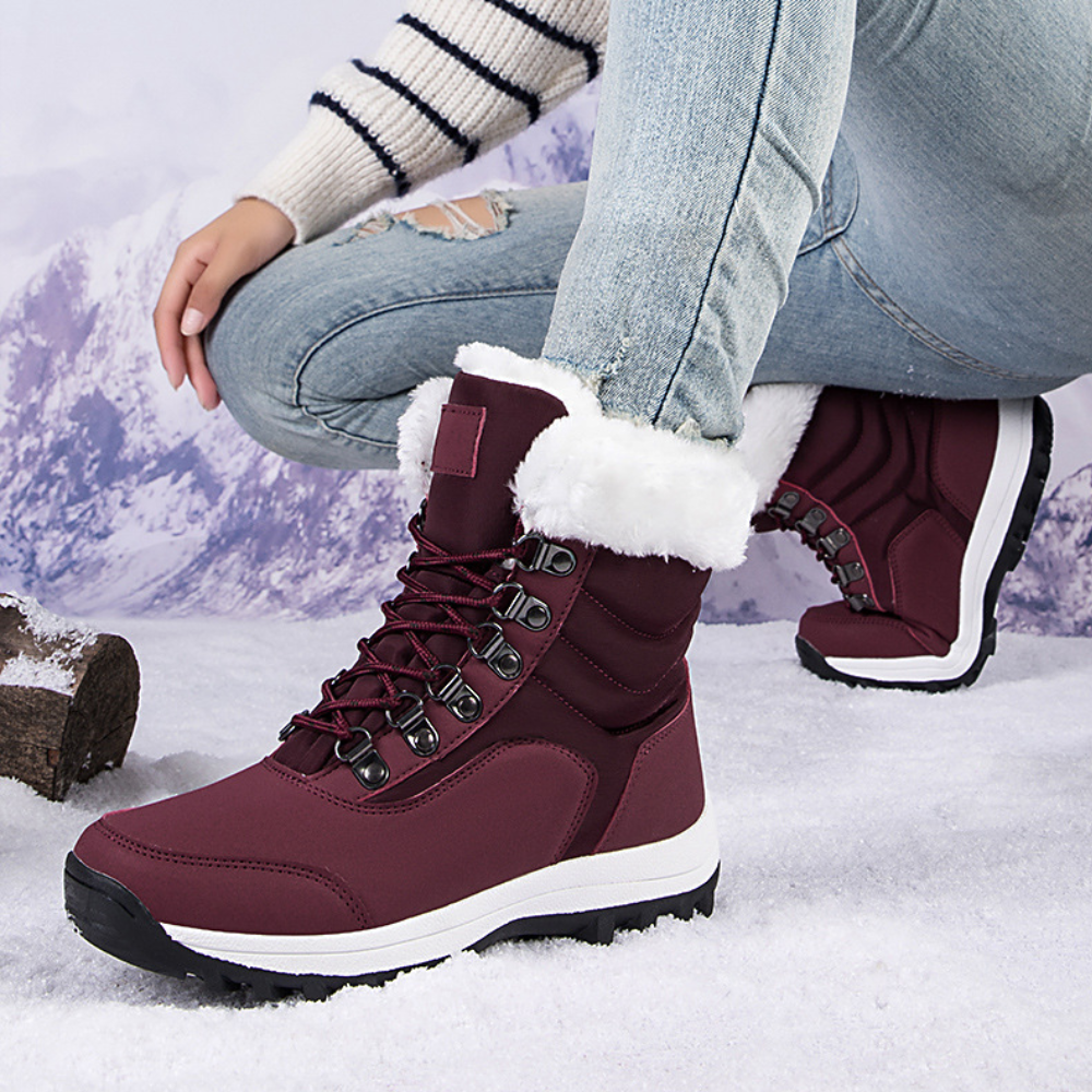 ARINA - Bottes de Neige Montantes pour Femmes