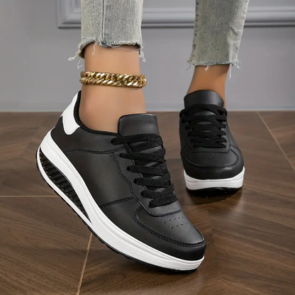 Baskets Hautes Femmes Gris Bleu Sport