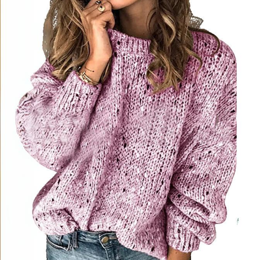 ESTEFANY - Pull confortable en tricot pour dames