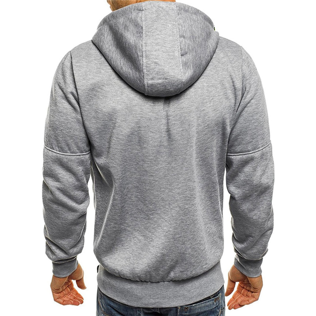 Sweat à Capuchon Homme Zippé Casual