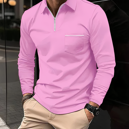 Chemise Homme Noir Classique à Boutons