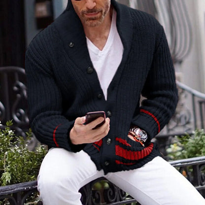Cardigan Homme Jaune Clair Très Doux à Fermeture Éclair