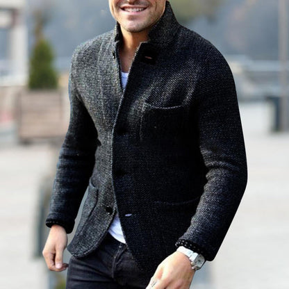 Cardigan Homme Tricoté Boutons Classique - PanierRoyale