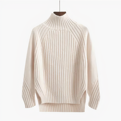 Pull Femme Hiver Doux en Coton Mélange Chaud et Confortable