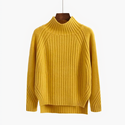 Pull Femme Hiver Doux en Coton Mélange Chaud et Confortable
