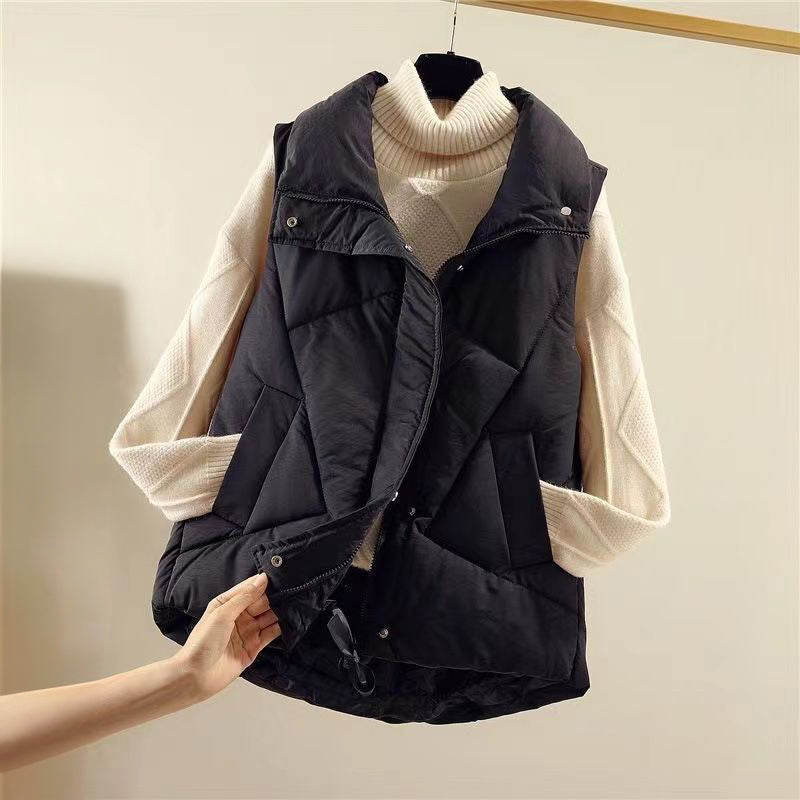 Gilet Femme Hiver sans Manches avec Poches - PanierRoyale