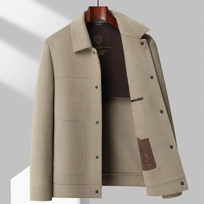 Veste Homme Laine de Luxe Élégante et Chaud