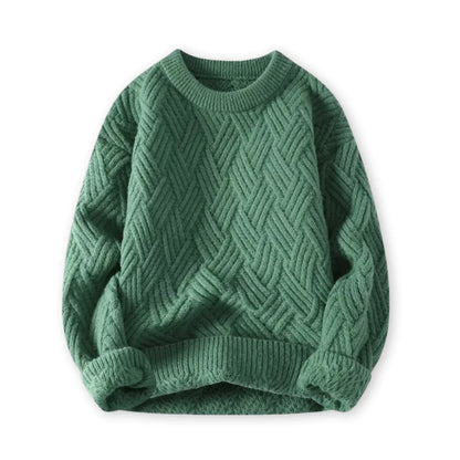 Pull en Mélange de Laine Chaud et Élégant