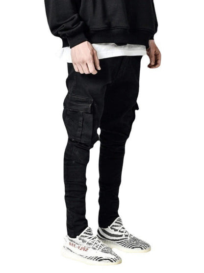 Jeans Homme avec Poches Latérales - Solides et Confortables