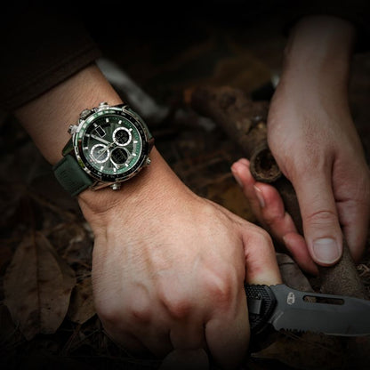 Montre Homme Marine Élégante et Résistante