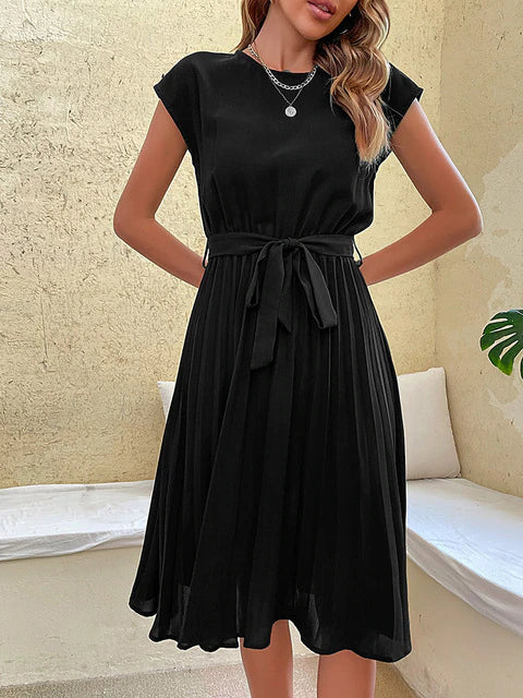 Robe Été Légère Plissée pour Femme