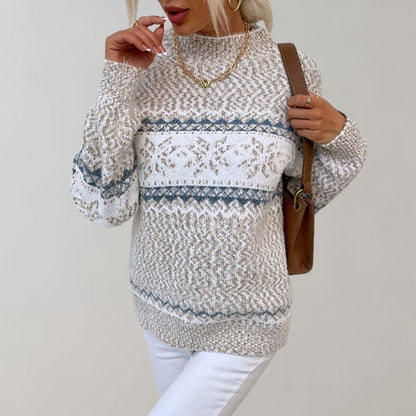 Pull Femme Manches Longues Couleurs Tendances