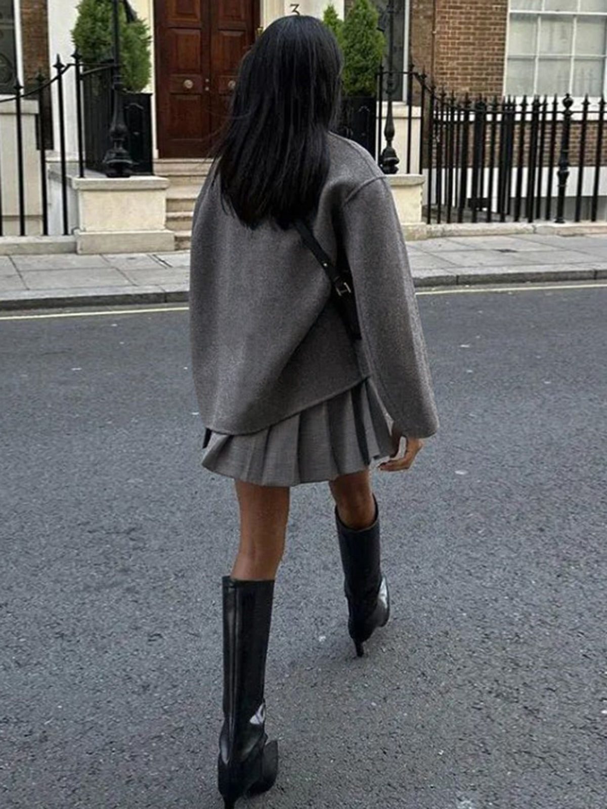 Manteau Femme Élégant Double Boutons Classique