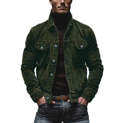 Blouson Homme Cuir Vintage Cllassique