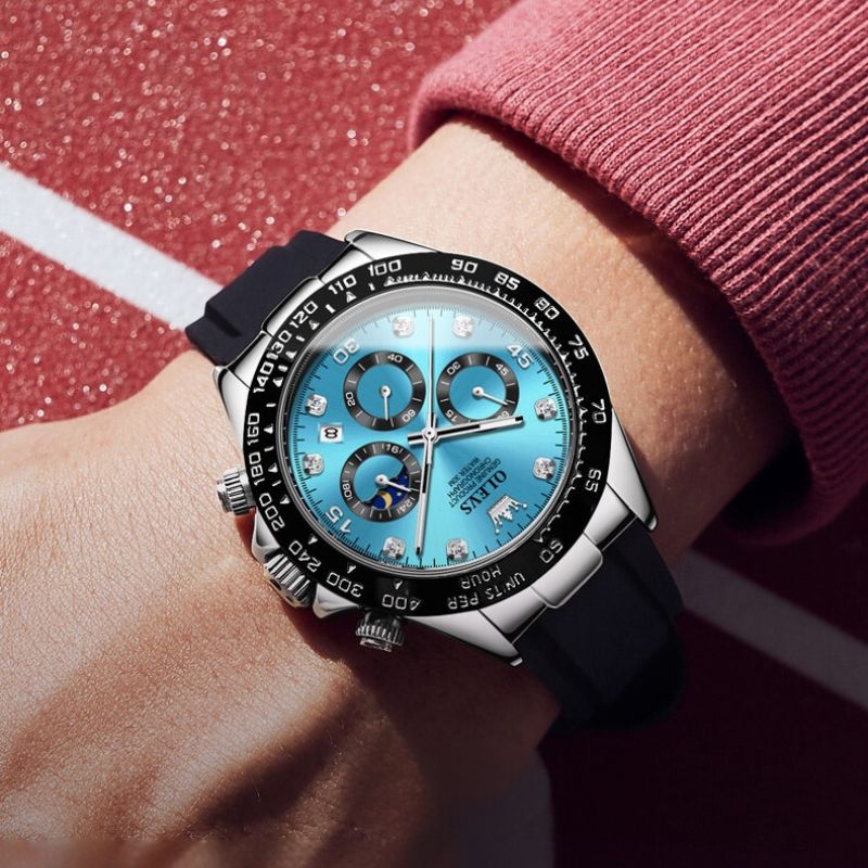 Montre Homme Élégante Acier Inoxydable