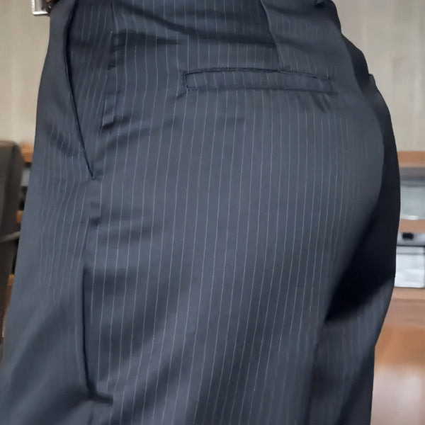 Pantalon Femme Rayé Élégant pour Travail