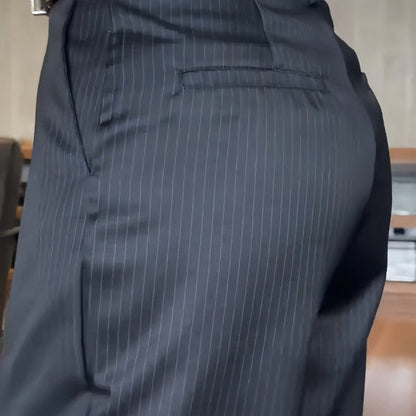 Pantalon Femme Rayé Élégant pour Travail