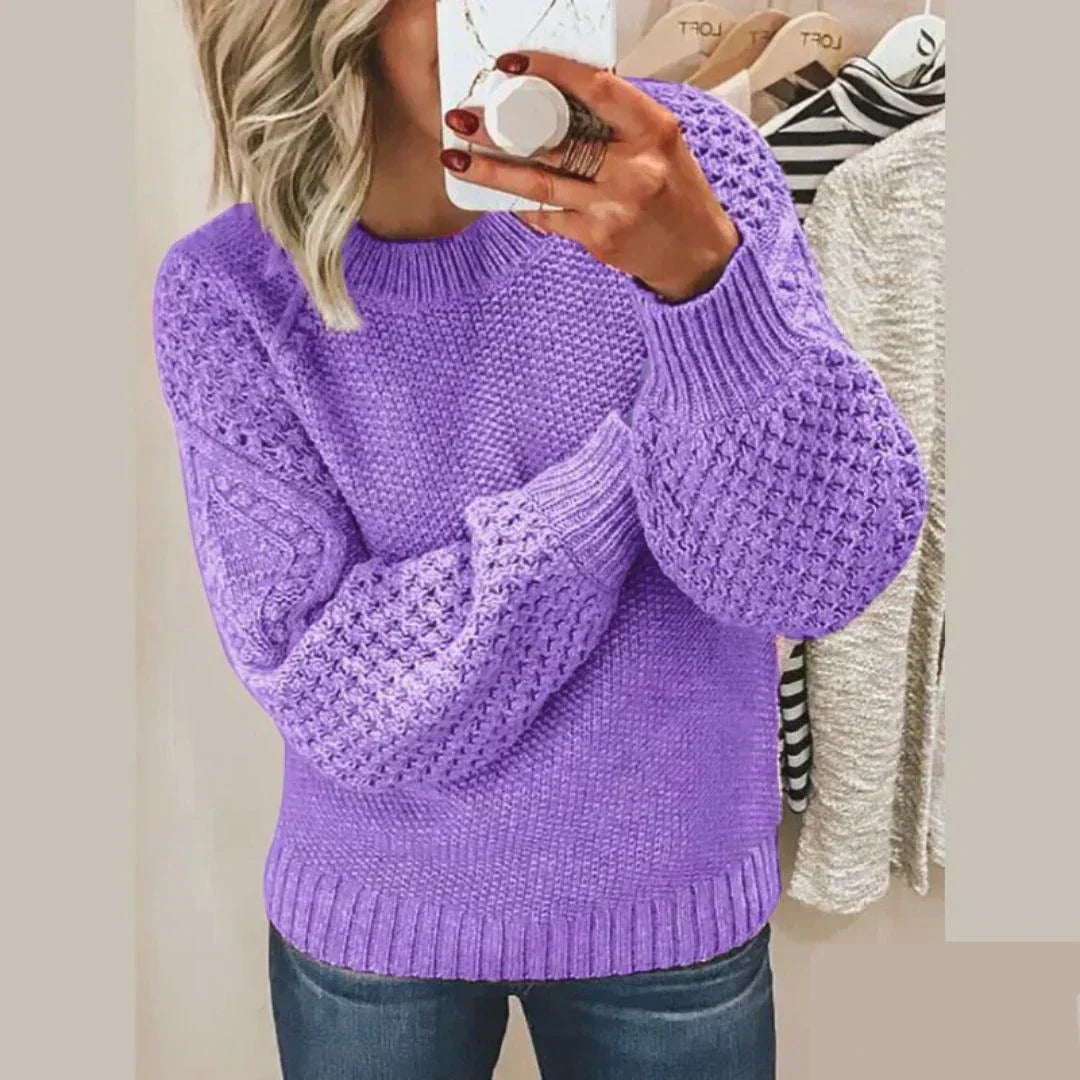 Pull Femme Laine Mérinos Doux et Chaud pour Hiver