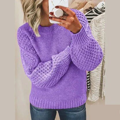 Pull Femme Laine Mérinos Doux et Chaud pour Hiver