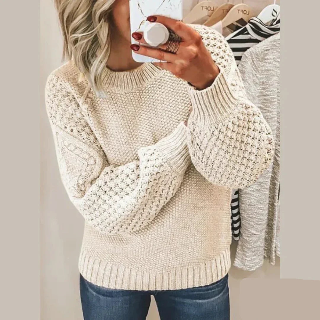 Pull Femme Laine Mérinos Doux et Chaud pour Hiver