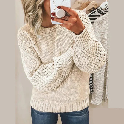 Pull Femme Laine Mérinos Doux et Chaud pour Hiver