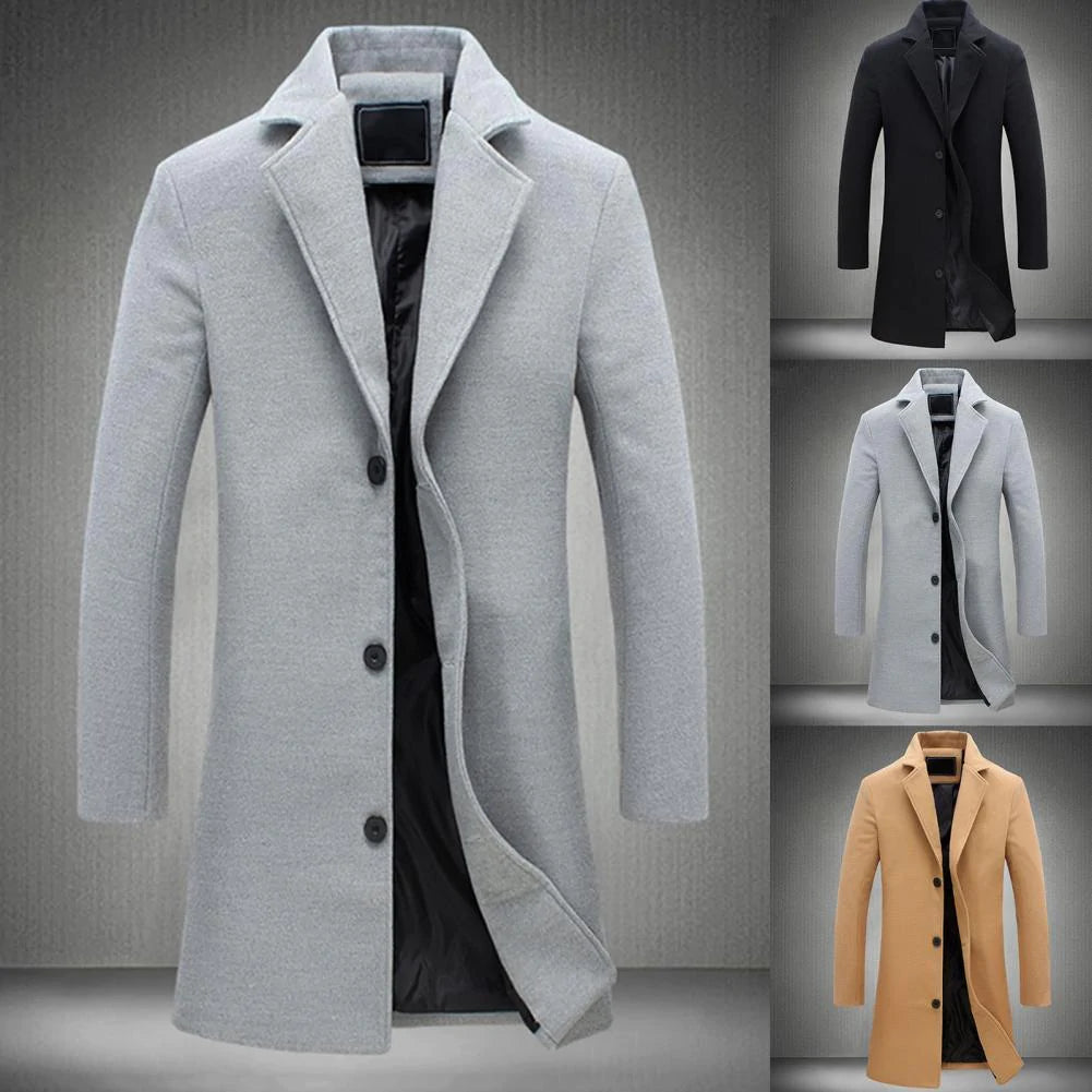 Manteau Hiver Homme Noir et Chic