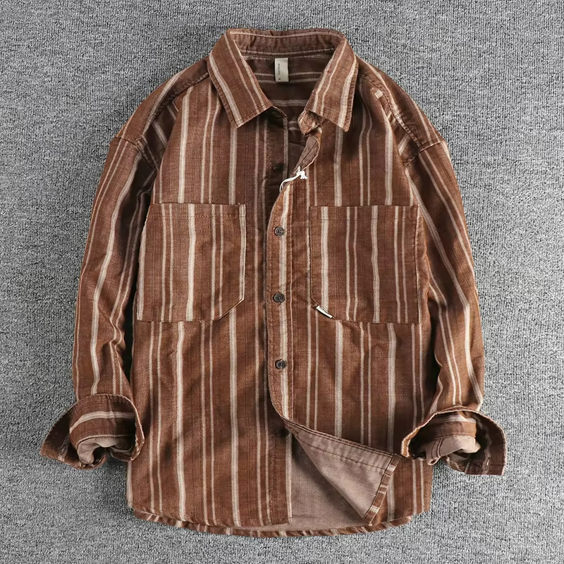 Chemise Homme Rayée Décontractée