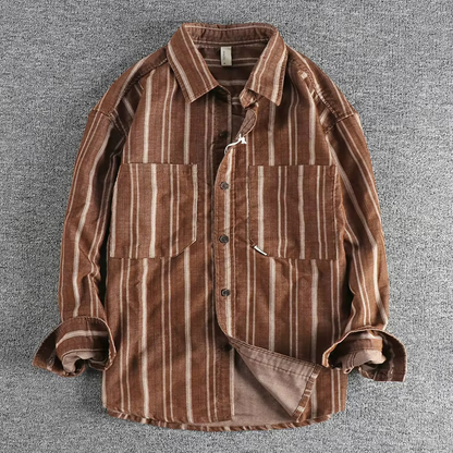 Chemise Homme Rayée Décontractée