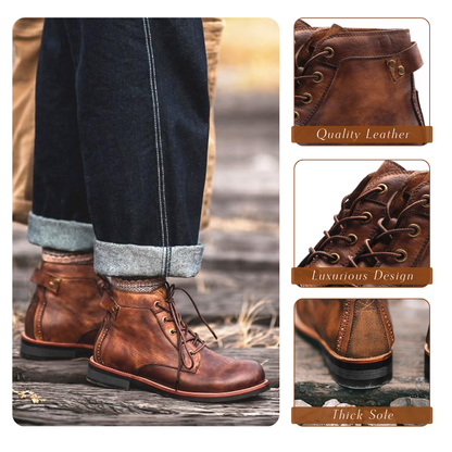 Bottines Cuir Classiques pour Homme