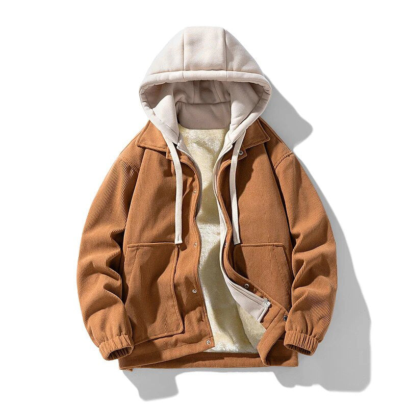 Blouson Homme Hiver Doublé et Chauffant