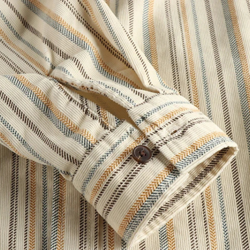 Chemise Homme Rayée Décontractée