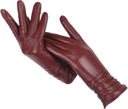 Gants Cuir Femmes Chauffants et Élégants