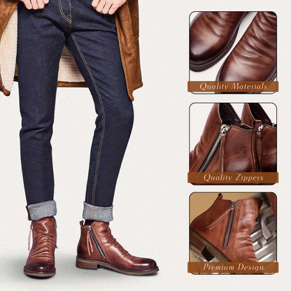 Bottes Chelsea Homme Élégantes en Cuir