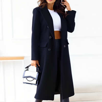 Manteau Marine Hiver Chaud et Élégant