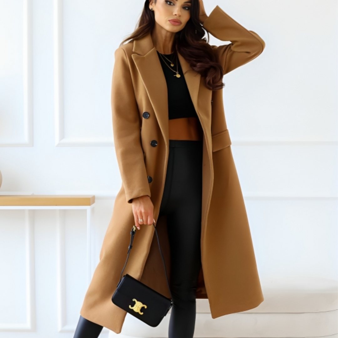 Manteau Marine Hiver Chaud et Élégant