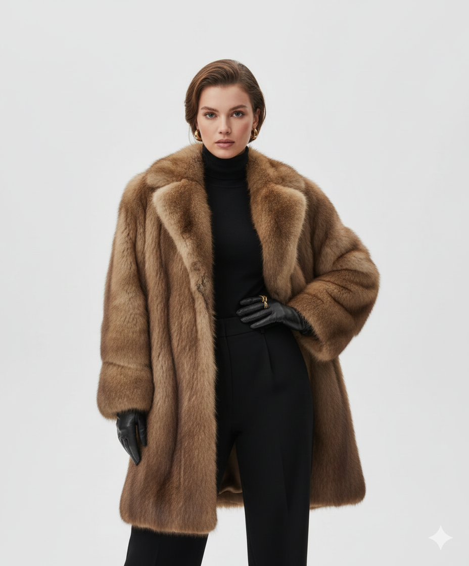 Manteau Femme Long Hiver Chic et Doux - PanierRoyale
