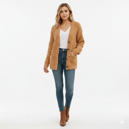 Veste Douillette Féminine avec Poches et Capuchon - PanierRoyale