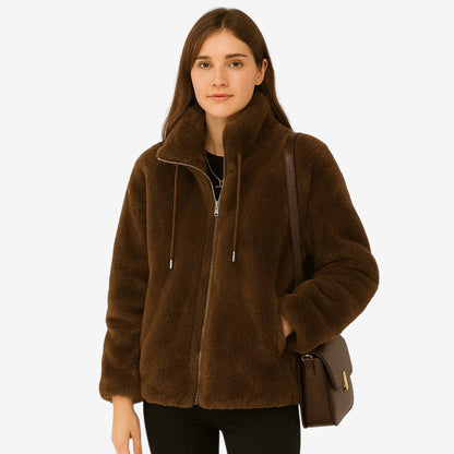 Veste Hiver Polaire Chaude et Élégante