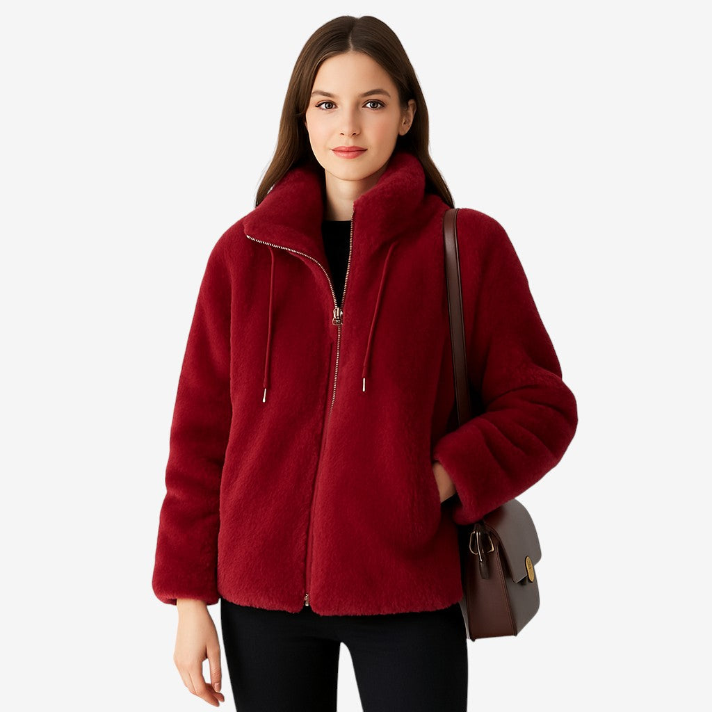 Veste Hiver Polaire Chaude et Élégante