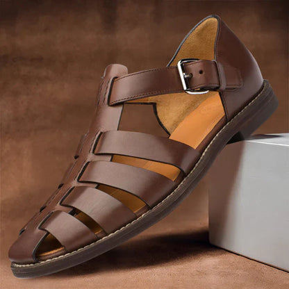 Sandales en cuir homme élégantes et confortables