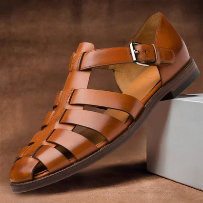 Sandales en cuir homme élégantes et confortables