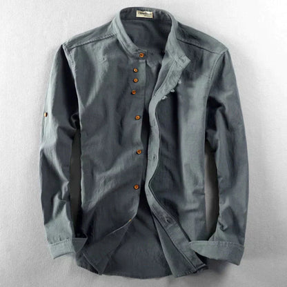 Chemise Homme Manches Longues Coton Stylish - PanierRoyale