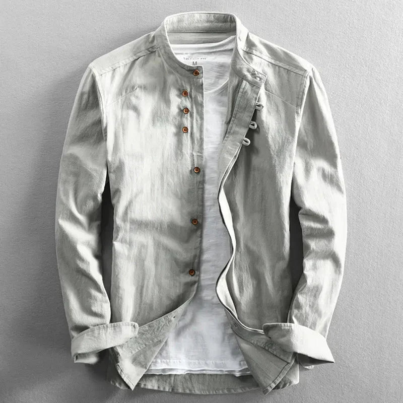 Chemise Homme Manches Longues Coton Stylish