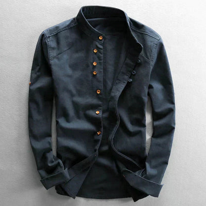 Chemise Homme Manches Longues Coton Stylish